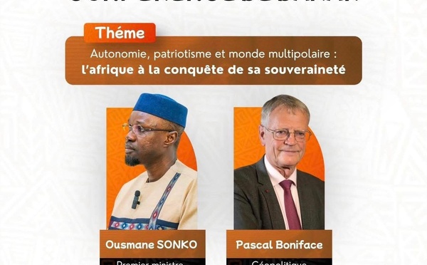 Dakar : une conférence internationale sur la souveraineté africaine avec Ousmane Sonko
