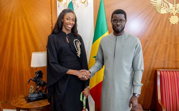 Performance : Le Président Bassirou Diomaye Faye honore la championne Saly Sarr