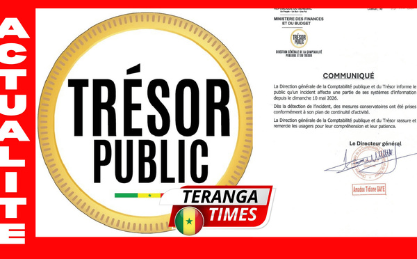 Incident informatique au Trésor Public Sénégalais: la Direction générale de la Comptabilité publique rassure les usagers