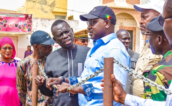 Gestion des inondations: Le Ministre Cheikh Tidiane Dièye en action à Kaolack pour une protection durable
