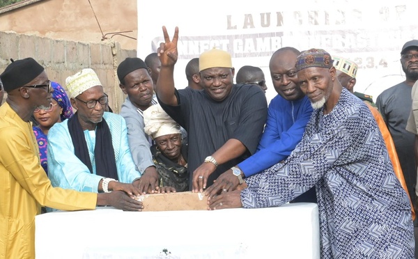 Infrastructures: Le Président Adama Barrow lance un projet national de 1 500 km de routes pour transformer la Gambie