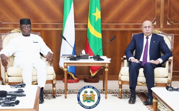 CEDEAO - Mauritanie : le Président Bio et Ghazouani renforcent leur coopération sur la sécurité régionale lors d'un sommet à Nouakchott