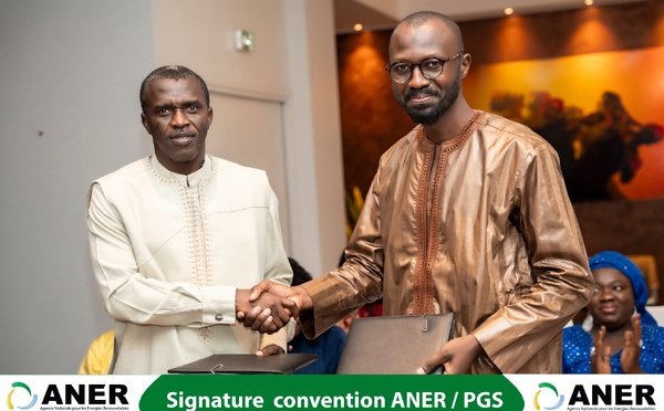 Transition énergétique au Sénégal : L’ANER et PGS Africa signent une convention de 30 milliards FCFA pour booster l’énergie verte