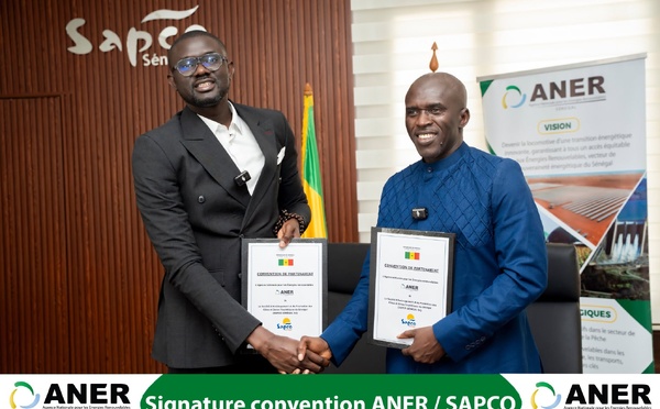 Tourisme durable: L'ANER et la Sapco s'allient pour verdir les stations touristiques du Sénégal