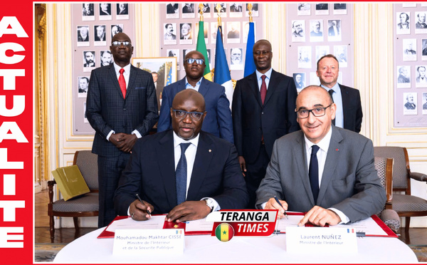 Coopération Sénégal–France : Mouhamadou Makhtar Cissé en visite de travail à Paris pour renforcer les partenariats sécuritaires