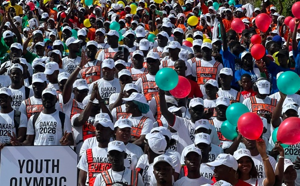 Dakar 2026 : La Police nationale sécurise et participe à la randonnée citoyenne des JOJ