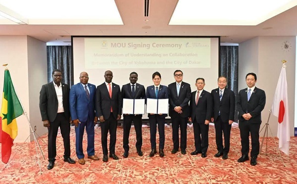 Coopération: Dakar et Yokohama signent un accord stratégique pour booster l'investissement et l'innovation durable