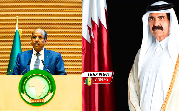 Diplomatie: Mahmoud Ali Youssouf et l'Union Africaine rendent hommage à la mémoire du Père Émir du Qatar, Cheikh Hamad Bin Khalifa Al Thani