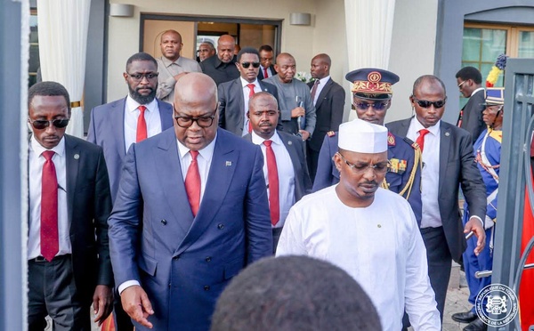 Tchad: En marge du Forum Africain de l'Eau, Mahamat Idriss Déby Itno s'entretient avec ses homologues du Bénin, de Mauritanie et de RDC