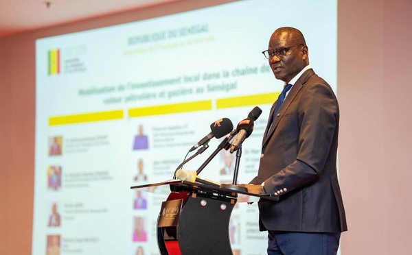 Pétrole et Gaz : Dr El Hadji Abdourahmane Diouf réaffirme l'objectif de 50 % de contenu local d'ici 2030