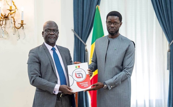 Le président Bassirou Diomaye Faye reçoit les rapports de l'Observateur national des Lieux de Privation de Liberté