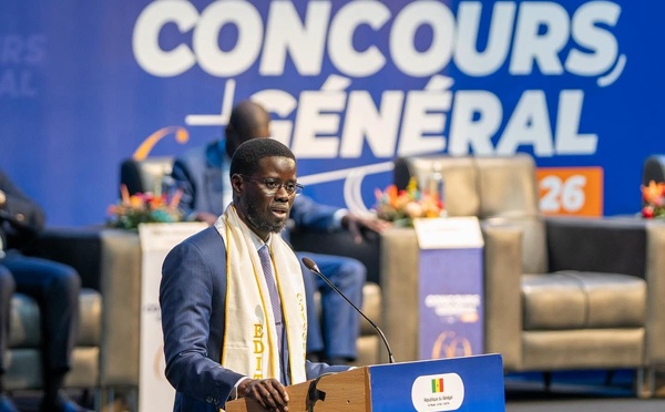 Concours général 2026 : Bassirou Diomaye Faye célèbre l’excellence scolaire et appelle la jeunesse à servir la Nation
