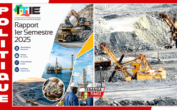 Sénégal: le secteur extractif a généré 303 milliards de FCFA au premier semestre 2025