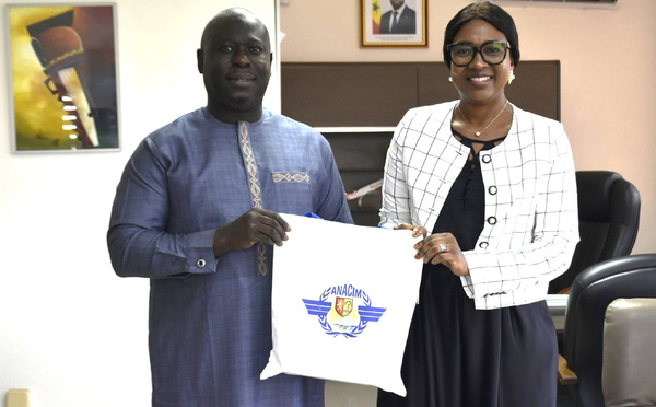 Liaison Dakar–Paris: La nouvelle Directrice d’Air France au Sénégal reçue par le DG de l’ANACIM, Dr Diaga Basse