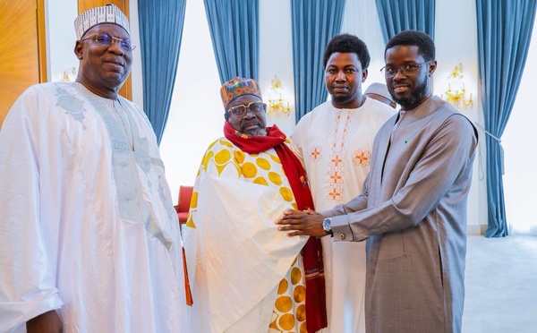 Présidence de la République: Le chef de l'État Bassirou Diomaye Faye reçoit l'Imam Ratib de Médina Baye, Serigne Cheikh Tidiane Cissé