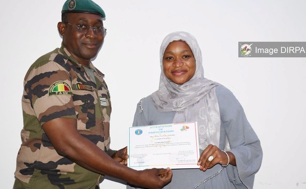 Mali : Clôture à Faladiè d'une formation sur le leadership féminin pour 20 femmes officiers des FDS