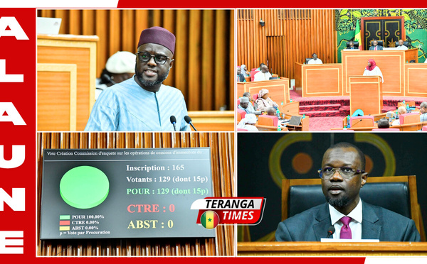 L’Assemblée nationale du Sénégal crée six commissions d’enquête sur la gestion des affaires publiques