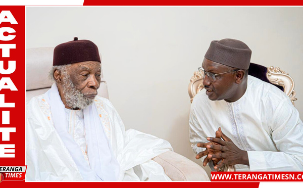 Preparatifs du Gamou : Dr Cheikh Tidiane Dièye en visite auprès du Khalife général de Ndiassane