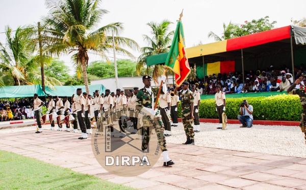 Forces Armées : Le contingent 2026/2 du 12ᵉ Bataillon d'Instruction de Bango reçoit son drapeau