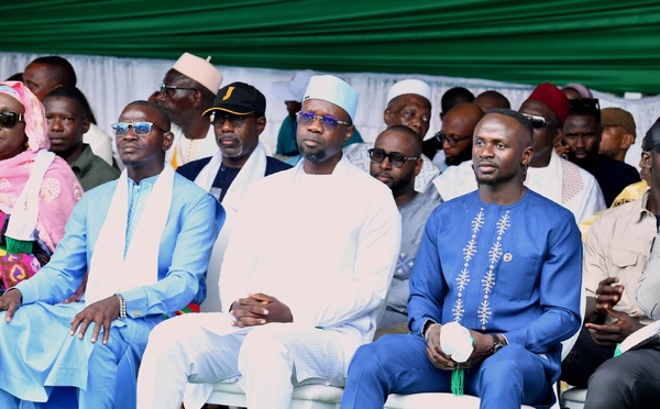 Événement de Bambali : Séquence détendue entre Ousmane Sonko et Sadio Mané en marge du lancement de SM10 Agro