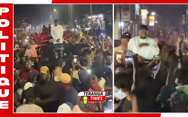 Mobilisation politique à Ziguinchor: Ousmane Sonko accueilli par un rassemblement populaire après l'étape de Bambali
