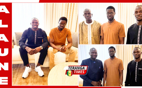 Audience présidentielle : Le Chef de l'État Bassirou Diomaye Faye reçoit le footballeur Sadio Mané autour du projet SM10 Agro