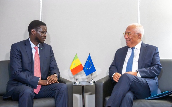 Diplomatie et partenariat stratégique: Bassirou Diomaye Faye s'entretient avec António Costa, Président du Conseil européen, à New York
