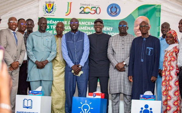 Aménagement urbain et cadre de vie universitaire : La Ville de Dakar lance les travaux de repavage et de verdissement des artères de l'UCAD