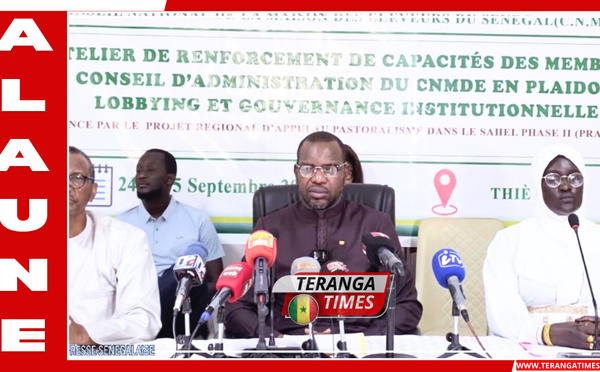 Élevage : le ministre Ousmane Diagne plaide pour des organisations d'éleveurs plus fortes et mieux structurées