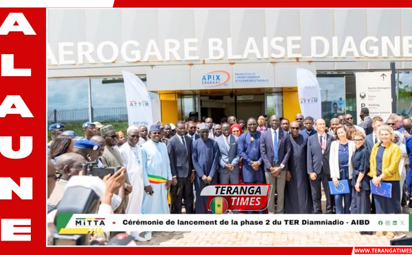 Infrastructures et transports urbains : Mise en service commerciale de la Phase 2 du TER reliant Diamniadio à l'AIBD
