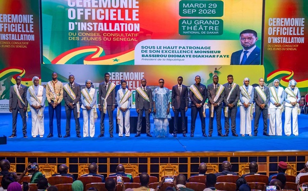 Jeunesse : Bassirou Diomaye Faye installe le Conseil consultatif des Jeunes du Sénégal