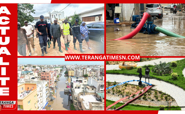 Inondations: l’État intensifie les opérations de pompage et de secours à Dakar
