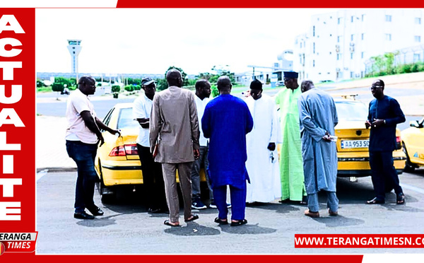 JOJ Dakar 2026 : Cheikh Bamba Dièye mobilise les chauffeurs de taxi à l’AIBD pour une vitrine aéroportuaire moderne