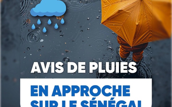 Météo Sénégal : L'ANACIM alerte sur de fortes pluies du 10 au 12 octobre