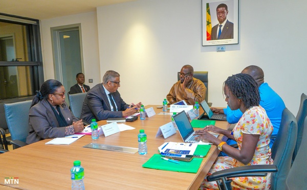 New Deal Technologique : Le ministre Samba Diouf échange avec les dirigeants d'Axian et de Stellarix sur les infrastructures de pointe