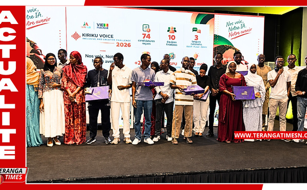 Intelligence artificielle et inclusion linguistique : Les lauréats du Kiriku Voice Challenge récompensés à Dakar