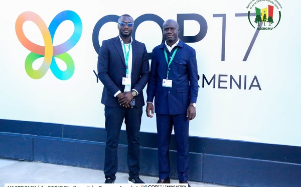 COP17 Biodiversité: L'ASERGMV représente le Sénégal à Erevan pour promouvoir la Grande Muraille Verte