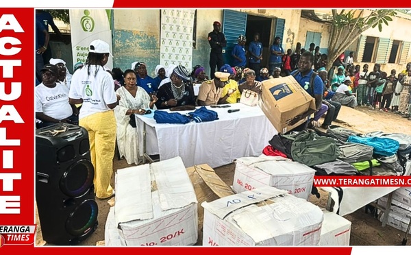 Oussouye : 300 kits scolaires distribués par la Fondation Anne-Marie Dione