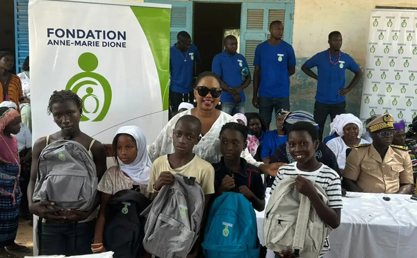 Oussouye : la Fondation Anne Marie Dione distribue 300 kits scolaires