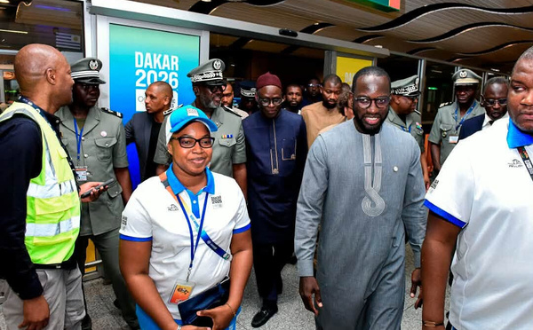 JOJ Dakar 2026: Le ministre Abdoul Ahad Ndiaye inspecte le dispositif de l'AIBD