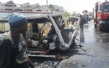 Accident mortel à Kaolack : un minibus percute un camion stationné, un mort et huit blessés