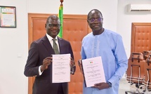 Passation de service au MESRI: Dr El Hadji Abdourahmane Diouf cède son fauteuil au Pr Daouda Ngom