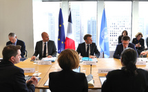 Organisation d'un dialogue historique entre le Président Macron et des dirigeants de la société civile israélienne et palestinienne à l’occasion de la reconnaissance de la Palestine à NY