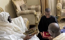Visite nocturne à Touba : le ministre Bamba Cissé reçu par le khalife général des Mourides