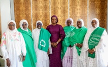 Marie Khone FAYE reçoit l’association des ndeyou daraa pour renforcer l’éducation inclusive des filles Marie Khone FAYE reçoit l’association des ndeyou daraa pour renforcer l’éducation inclusive des filles