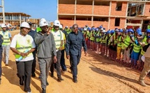 JOJ 2026: Le Président  Bassirou Diomaye Faye a visité les chantiers à Dakar