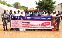 Octobre Rose : l’Université Iba Der Thiam de Thiès et la Police nationale unies pour la prévention et le dépistage des cancers féminins