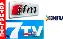 Communiqué du CNRA: Suspension des Signaux de 7TV et TFM sur la TNT