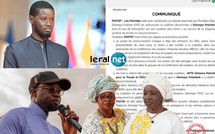 PASTEF clarifie la restructuration de la coalition et réaffirme la légitimité d’Aïssatou Mbodj