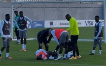 CAN 2025 : Chérif Ndiaye quitte l’entraînement en boitillant
